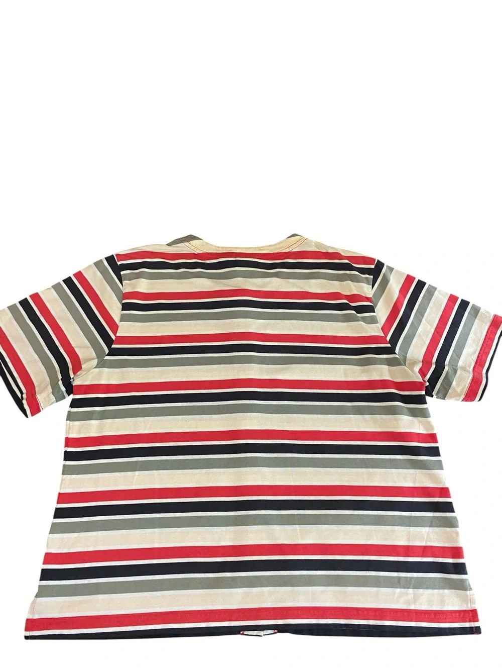 Mountain Lake Top Women’s L 90s Mom Casual Coastal Cottagecore Striped Boxy Y2K